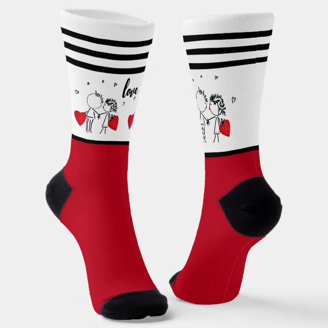 Chaussette Mariage, Valentine's day Chaussettes (Angulaire)