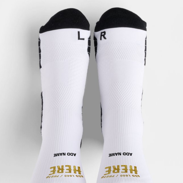 CHAUSSETTE MARQUE BLANCHE MODERNE ET PERSONNALISABLE VÉRIFIÉE (Haut)