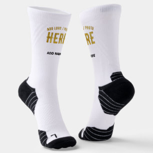 CHAUSSETTE MARQUE BLANCHE MODERNE ET PERSONNALISABLE VÉRIFIÉE