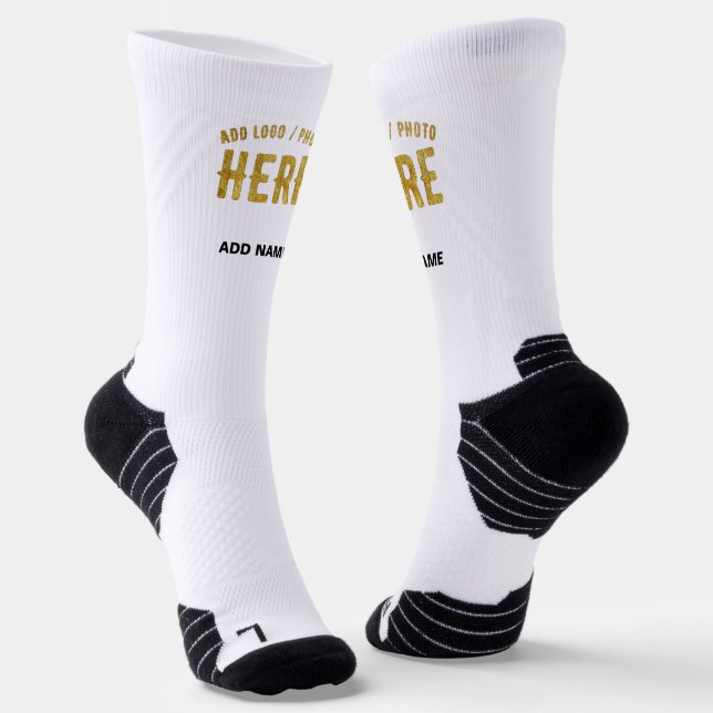 CHAUSSETTE MARQUE BLANCHE MODERNE ET PERSONNALISABLE VÉRIFIÉE (Angulaire)