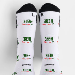 CHAUSSETTE MARQUE BLANCHE MODERNE ET PERSONNALISABLE VÉRIFIÉE