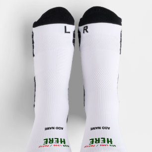 CHAUSSETTE MARQUE BLANCHE MODERNE ET PERSONNALISABLE VÉRIFIÉE