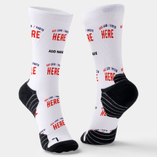 CHAUSSETTE MARQUE BLANCHE MODERNE ET PERSONNALISABLE VÉRIFIÉE