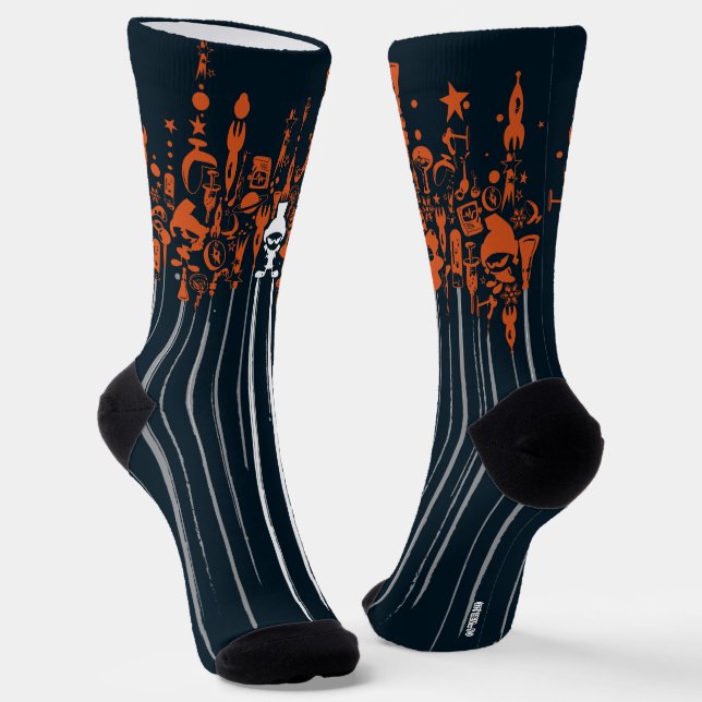 Chaussette MARVIN THE MARTIAN™ Armes de destruction massive (Angulaire)