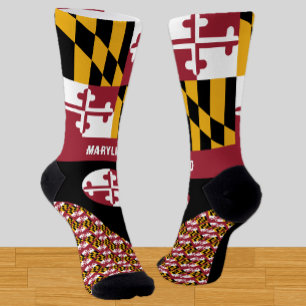 Chaussette Maryland, mode, drapeau du Maryland, patriotique