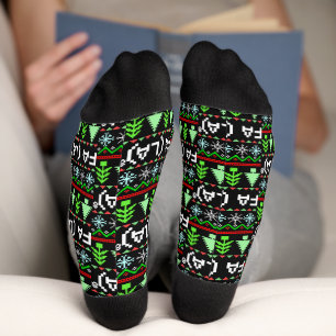 Chaussette Math Fa La - Christmas Carol Ugly Sweat Style
