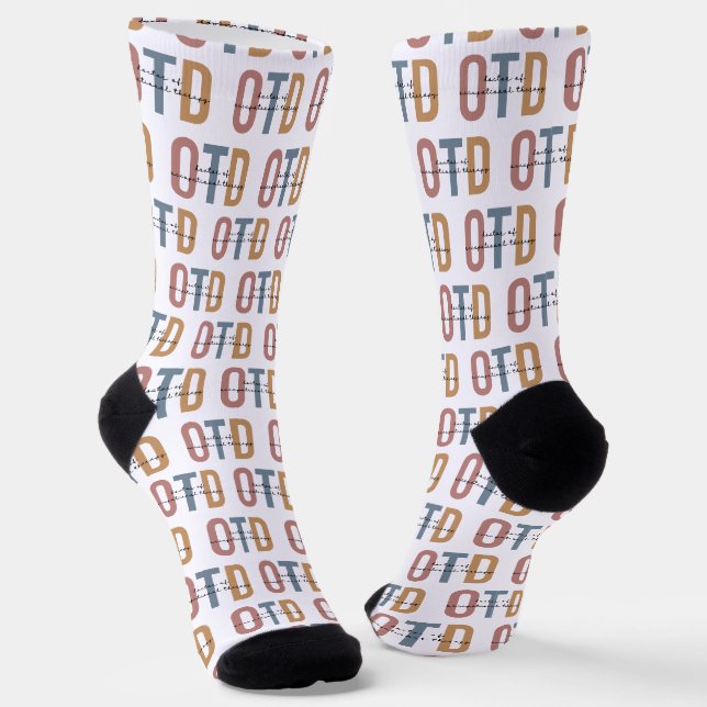 Chaussette Médecin de l'ergothérapie sur mesure (Angulaire)