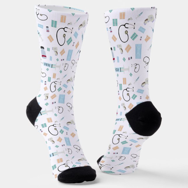 Chaussette Médecin de santé Motif Fournitures Médicales (Angulaire)
