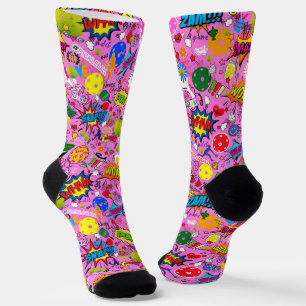 Chaussette 😍 mélangé rose