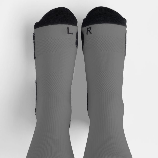 Chaussette Mélanger et faire correspondre nouveauté noir et g (Haut)