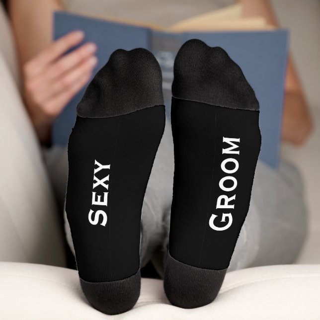 Chaussette Message secret de Groom pour la mariée sur les cha (Fond)