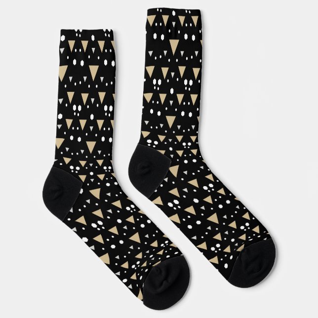 Chaussette Midnight Geometry Luxe Tie (Droite)