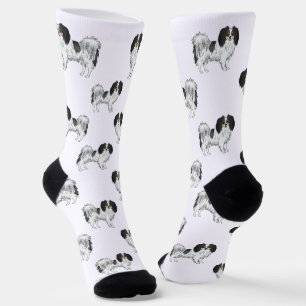 Chaussette Mignon motif phalène couleur tricolore amateur de 