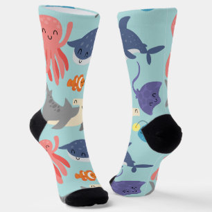 Chaussette Mignonne Sous La Mer