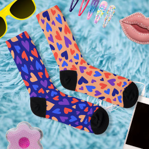 Chaussette Mode Décora Harajuku Kawaii Cœur Inadéquat J-mode