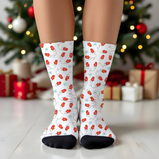 Chaussette Modèle de mitaines de merveilleux hiver