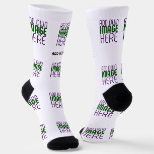 CHAUSSETTE MODÈLE DE TEXTE D'IMAGE BLANCHE SIMPLE MODERNE