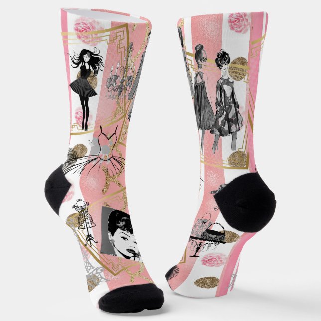 Chaussette Modèles de mode (Angulaire)