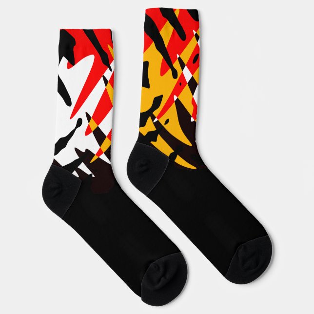 Chaussette Modern 4 Nations Socks Native Tribal Art Socks  (Droite)