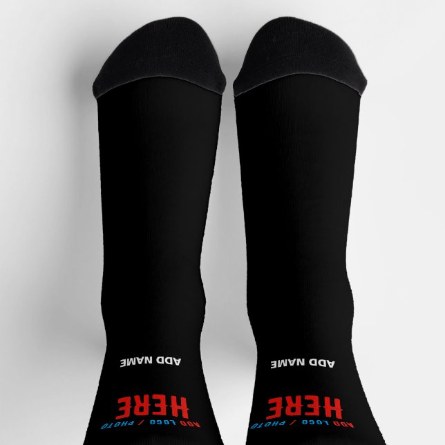 CHAUSSETTE MODERNE ET MODERNE PERSONNALISABLE NOIR VÉRIFIÉ (Haut)