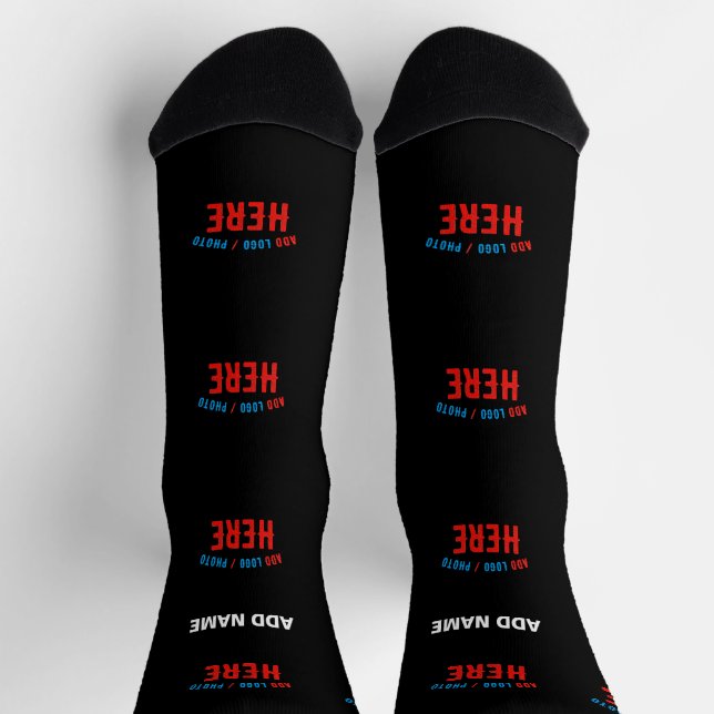 CHAUSSETTE MODERNE ET MODERNE PERSONNALISABLE NOIR VÉRIFIÉ (Haut)