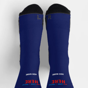 CHAUSSETTE MODERNE MODERNE ET MODERNE MARINE BLEUE VÉRIFIÉE M