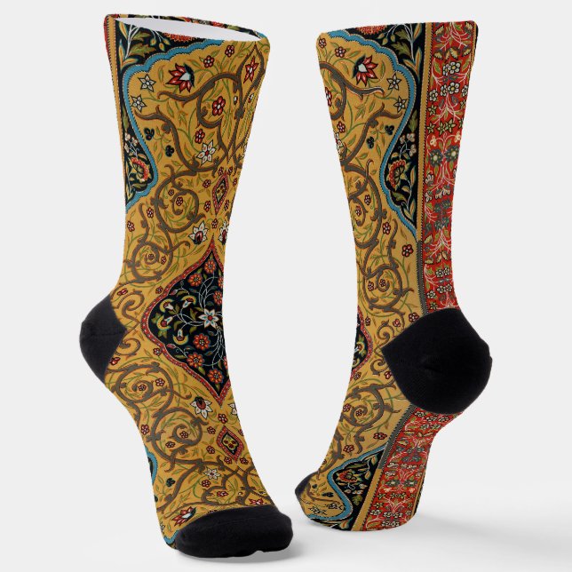 Chaussette Moquette Perse antique Design élégant (Angulaire)
