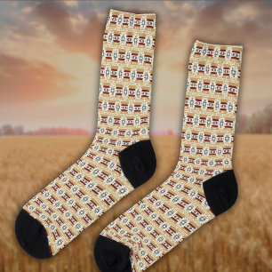 Chaussette Motif Brown Mexique inspiré