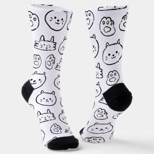 Chaussette Motif chats mignons