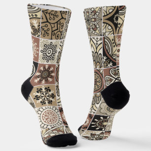 Chaussette Motif coloré tendance