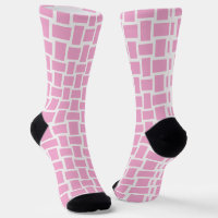 Motif de blocs tissés rose blanc