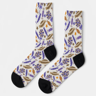 Chaussette Motif de bonbons   motif Lollies   bande lollipop 