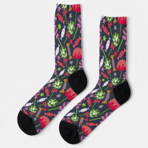Chaussette Motif de bonbons motif Lollies lollipop 53 Yog