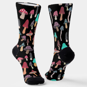Chaussette Motif de champignons de champignons de champignons