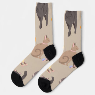 Chaussette Motif de chat
