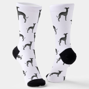 Chaussette Motif de chien de dessin animé mignon Lévrier Ital