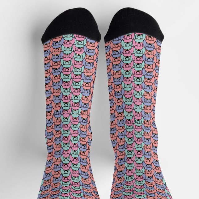 Chaussette Motif de chien imprimé (Haut)