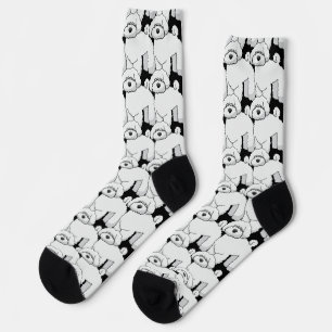 Chaussette Motif de chien mignon Floofy