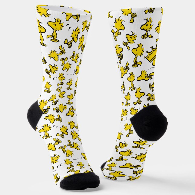 Chaussette Motif de design classique Woodstock (Angulaire)