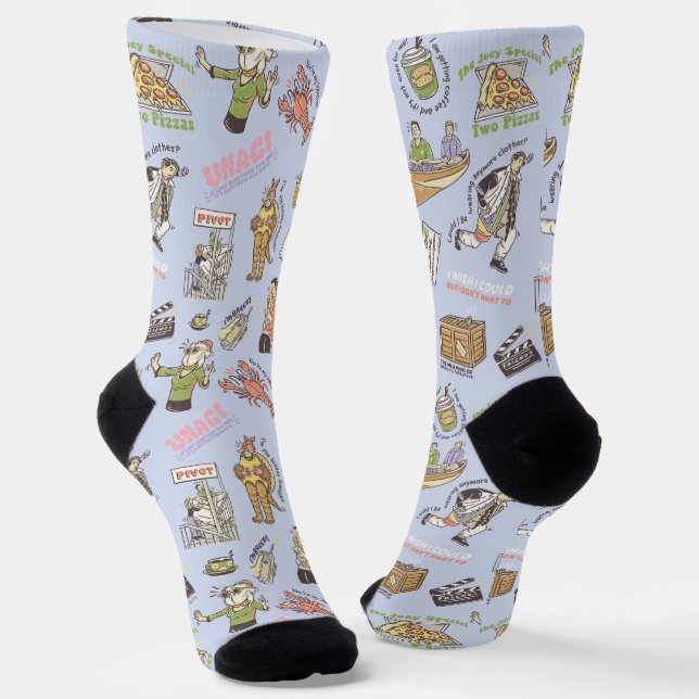 Chaussette Motif de dessin coloré AMIENDS™ (Angulaire)