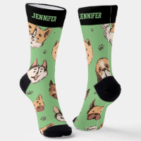 Motif de Doodle mignon à la main croquis Amoureux 