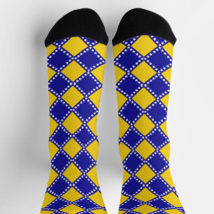 Chaussette motif de drapeau de Bosnie