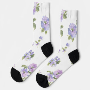 Chaussette Motif de fleurs