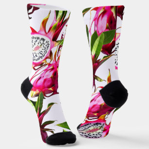 Chaussette Motif de fruits dragons
