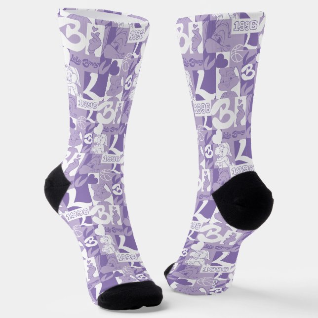 Chaussette Motif de grille Lola '96 (Angulaire)