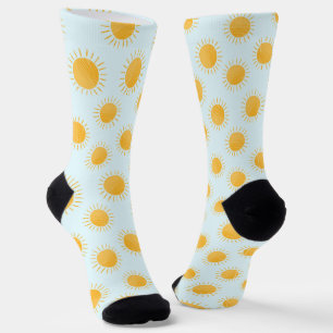 Chaussette Motif de la journée du Doodle Sunshine