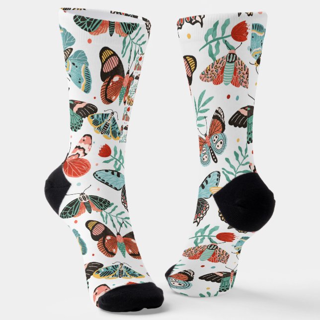 Chaussette Motif de la Moth (Angulaire)