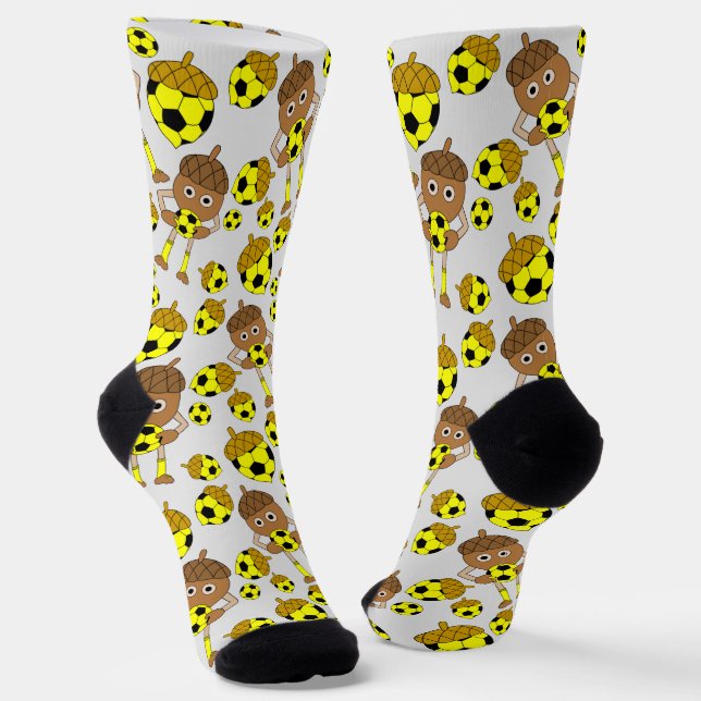 Chaussette Motif de la noix de football (Angulaire)
