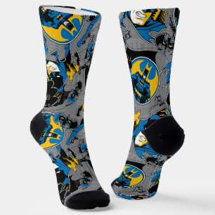 Chaussette Motif de lancer à fond Batman