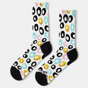 Chaussette Motif de points abstraits tendance